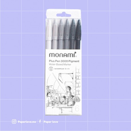 Monami Plus Pen 3000 Grises