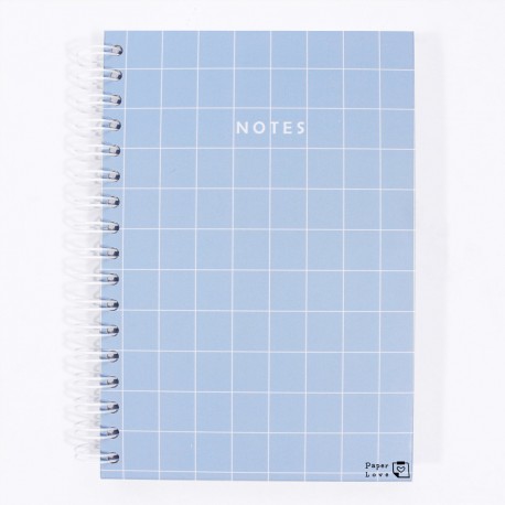 Libreta Francesa Notes Baby Blue