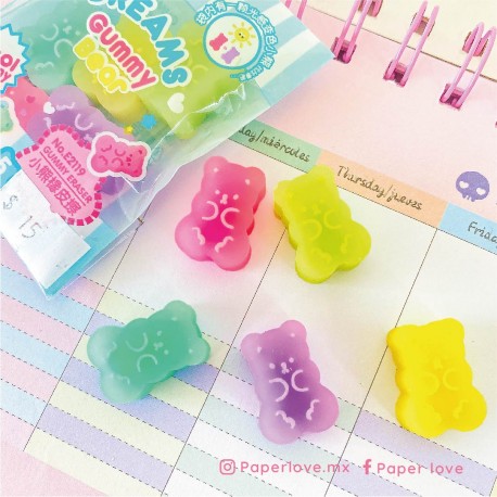 Borradores Gummy Bear