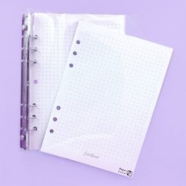 Hojas de 6 perforaciones para carpeta